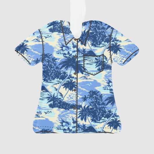 Chemise pittoresque d'île hawaïenne de baie de (devant)