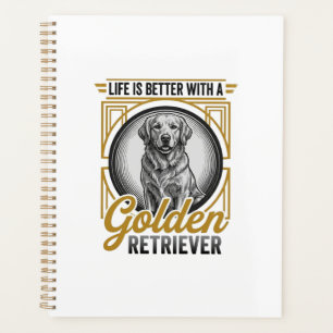 Chemise pour amateur de chien Retriever doré gravu