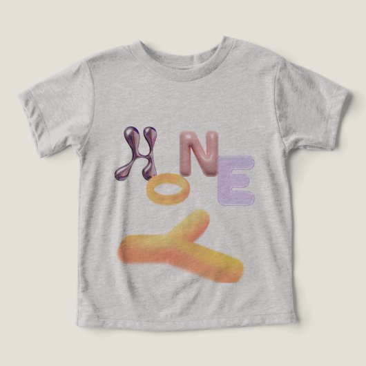 Chemise pour tout-petits miel (Design Recto)