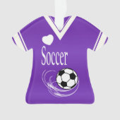 Chemise pourpre du football (devant)