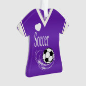 Chemise pourpre du football (devant)