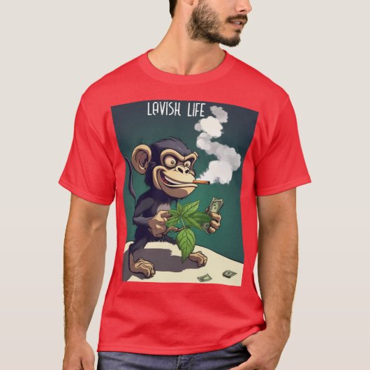 chemise Psycho Monkey Lavish T-Shirt (Devant)