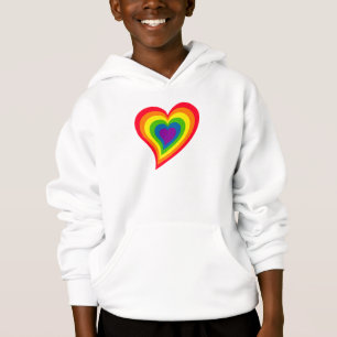 Chemise Rainbow Heart - choisir style et couleur