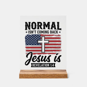 Chemise Révélation Jésus Normal Ne Revient Pas_1