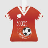 Chemise rouge du football (devant)