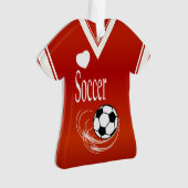 Chemise rouge du football (devant)