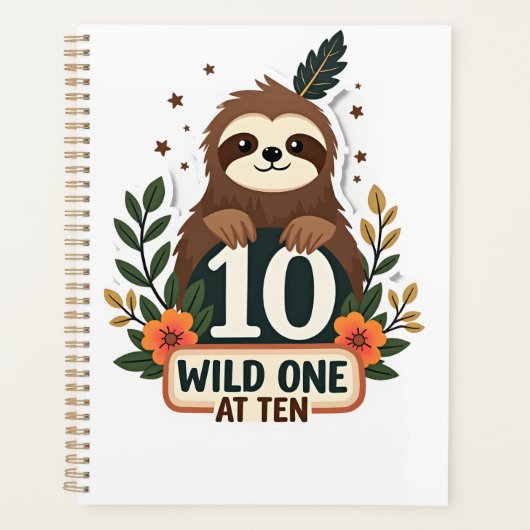 Chemise Sloth Vintage Wild One 10 ans (Devant)