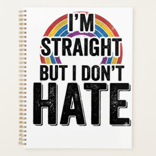 Chemise Straight Ally Rainbow Typographie Vintage_