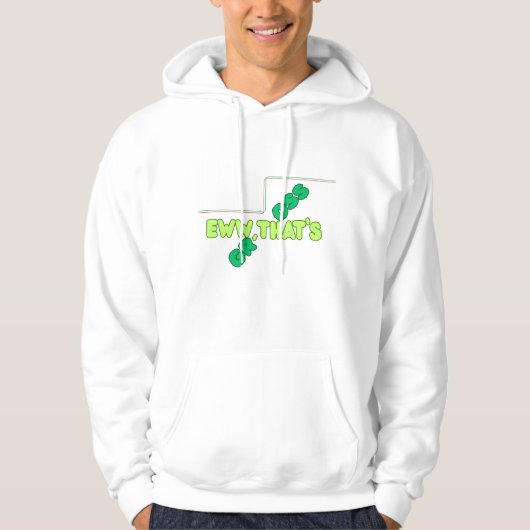 Chemise sweat à texte bulle amusant “Beurk, c'est (Devant)