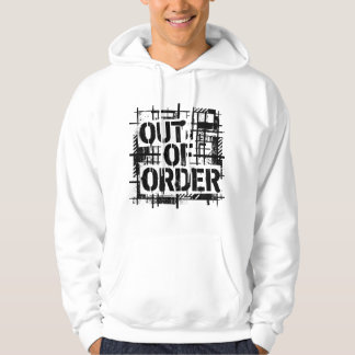 Chemise sweat de typographie industrielle brutalis