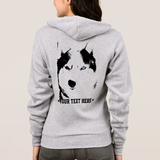 Chemise Sweat - shirt à capuche Husky Hoodée Chemi (Dos)