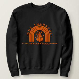 Chemise sweatshirt typographie Une Maman Reconnais