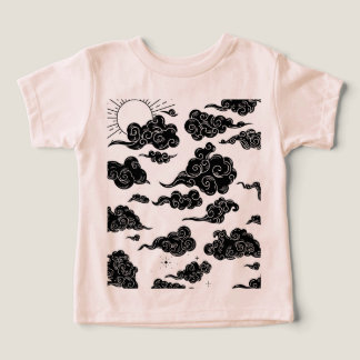 CHEMISE T ENFANT EN BAS ÂGE CENDRÉE FUMÉE