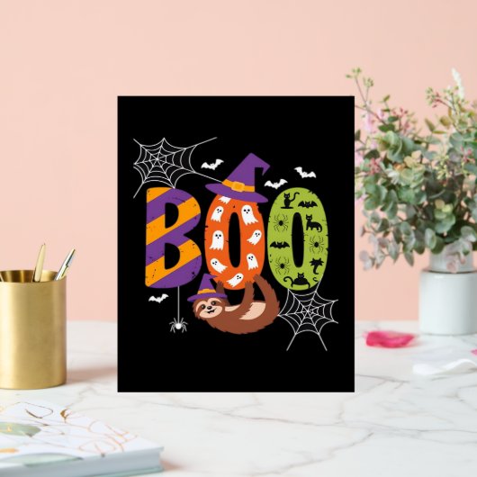 Chemise T Essentielle Halloween Sloth Boo Lazy (Mariage)