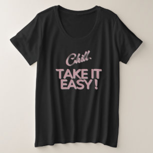 Chemise T Noir Surdimensionnée pour les femmes