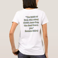 Chemise T-shirt à croix chrétienne de pouvoir de r