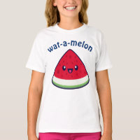 Chemise T-Shirt à la pastèque Kawaii, mignonne et