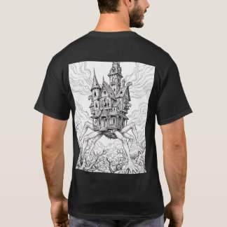 Chemise T-shirt à lignes artistiques « Home Creep 