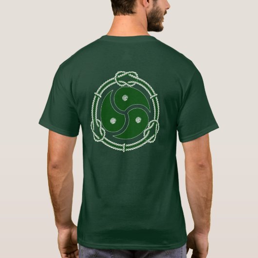 Chemise T-Shirt à noeuds de corde Triskelion (Dos)