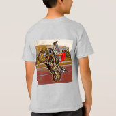 Chemise T-Shirt à sonnette de base pour moto Yoga (Dos)