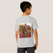 Chemise T-Shirt à sonnette de base pour moto Yoga (Dos entier)