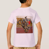 Chemise T-Shirt à sonnette de base pour moto Yoga (Dos)