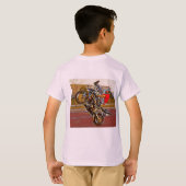 Chemise T-Shirt à sonnette de base pour moto Yoga (Dos entier)