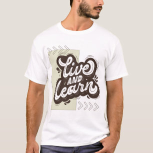 Chemise T-shirt avec citation de typographie « App