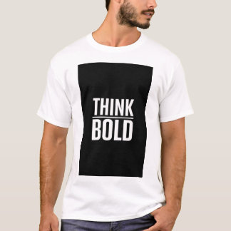 CHEMISE T-SHIRT AVEC TEXTE EN GRAS IMPRIMÉ