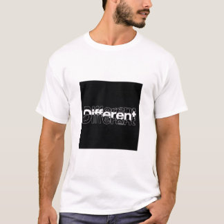 CHEMISE T-SHIRT AVEC TEXTE IMPRIMÉ DIFFÉRENT