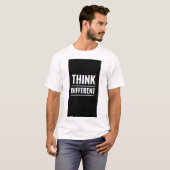 CHEMISE T-SHIRT AVEC TEXTE THINK DIFFERENT IMPRIMÉ (Devant entier)