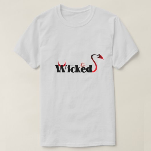 Chemise T-shirt basique Wicked (Design devant)