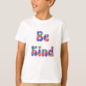 Chemise T-Shirt Bright Cravate Die "Be Kind" (Devant)