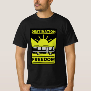 Chemise T-Shirt Camping RV Liberté