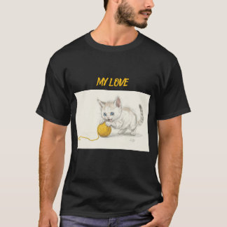 CHEMISE T-SHIRT CHAT MIGNON