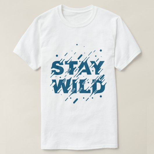 Chemise T-shirt d'aventure Reste Sauvage (Design devant)