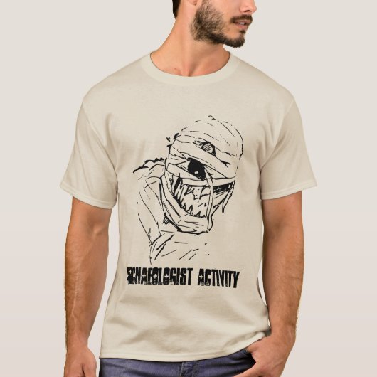 Chemise T-Shirt de base pour hommes Mummy Design (Devant)