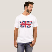 Chemise T-Shirt de base pour hommes Union Jack (Devant entier)