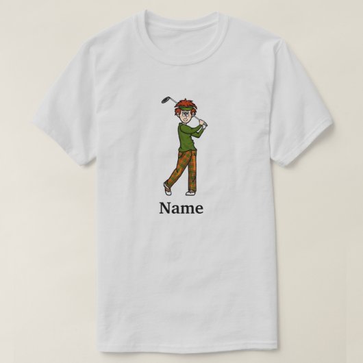 Chemise T-Shirt De Golfeur Par-Tee Dude (Design devant)