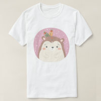 Chemise T-Shirt de Hérisson mignon