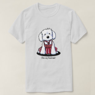Chemise T-shirt de KiniArt pour Maltese en tenue d