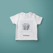 Chemise T-Shirt de Sharpener de mignonne main tiré