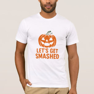 Chemise T-shirt drôle de pumpkin Halloween « Let’s