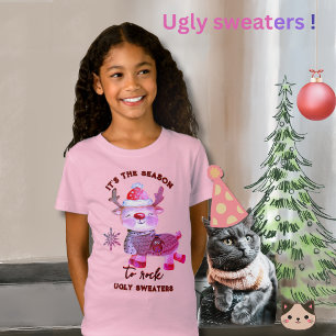 Chemise T-Shirt en cerf rose mignon