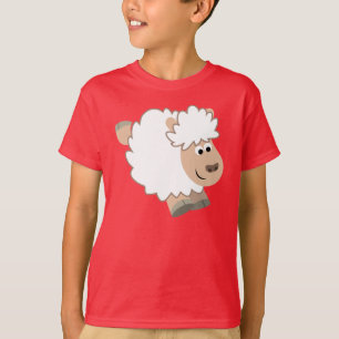 Chemise T-shirt Enfants en mouton à caricature mig