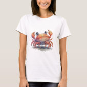 Chemise T-shirt Femme Cute Crab Basic (Devant)