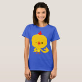 Chemise T-shirt Femme en Chick Cartoon Cool (Devant entier)