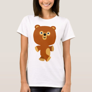 Chemise T-shirt Femme Ours Caricature Assertive