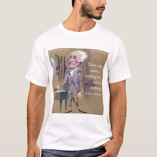 Chemise T-shirt Hamilton Fall For Anything (représ (Devant)