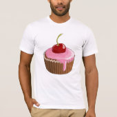Chemise T-Shirt Hommes Cupcake (Devant)